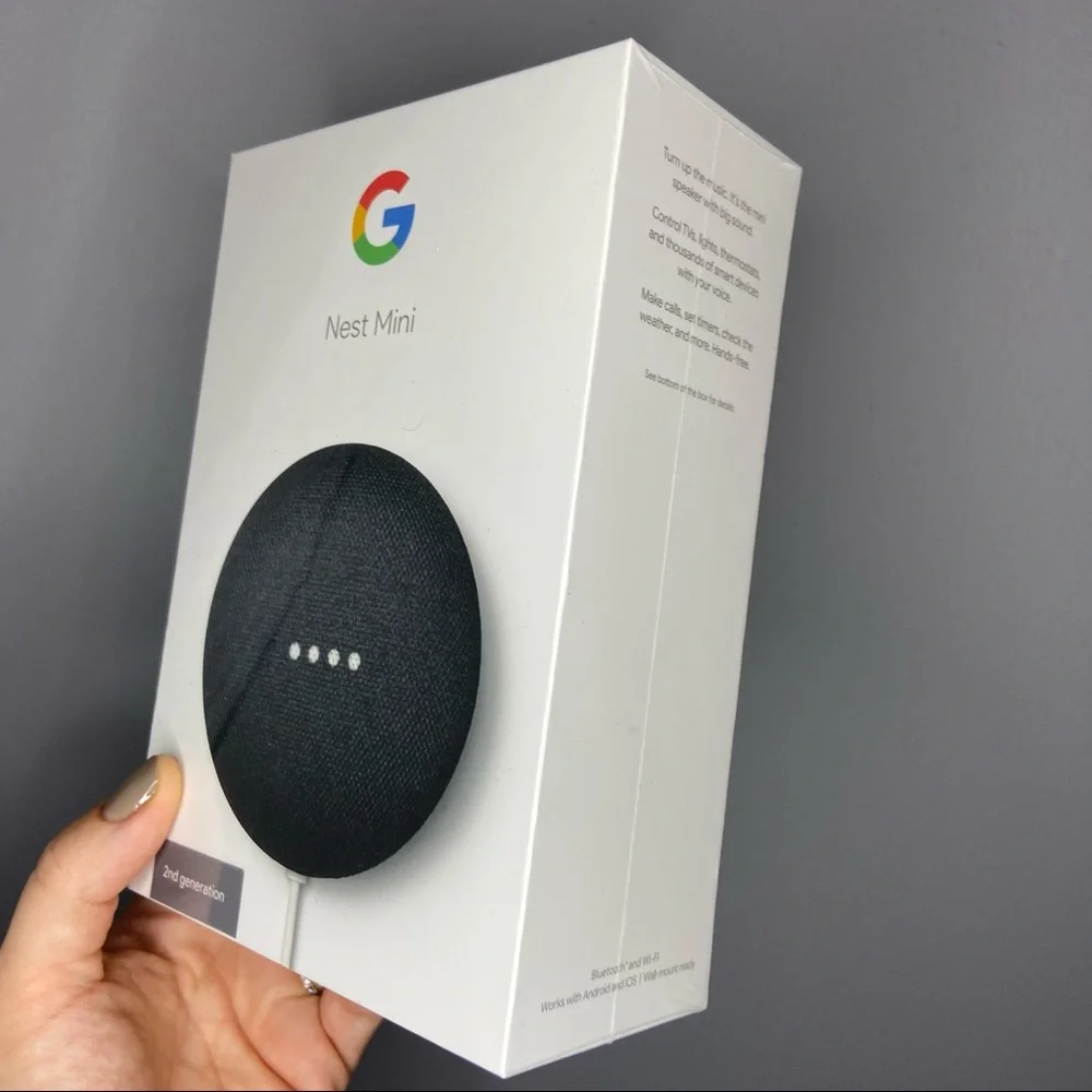 Google Nest Mini - smart speaker with Google assistant